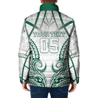 Custom Hawaii Volleyball Padded Jacket Polynesian Pattern - Polynesian Pride