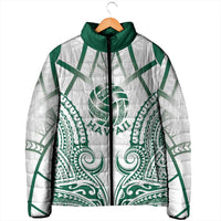 Custom Hawaii Volleyball Padded Jacket Polynesian Pattern - Polynesian Pride