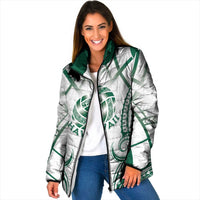 Custom Hawaii Volleyball Padded Jacket Polynesian Pattern - Polynesian Pride