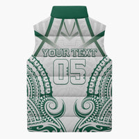 Custom Hawaii Volleyball Sleeveless Puffer Jacket Polynesian Pattern - Polynesian Pride