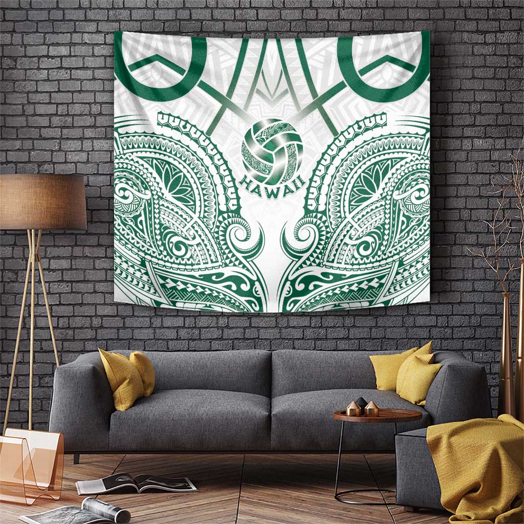 Hawaii Volleyball Tapestry Polynesian Pattern - Polynesian Pride