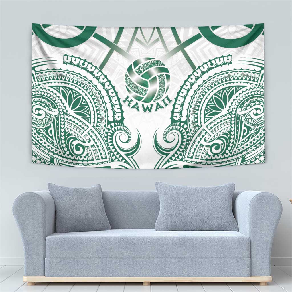 Hawaii Volleyball Tapestry Polynesian Pattern - Polynesian Pride