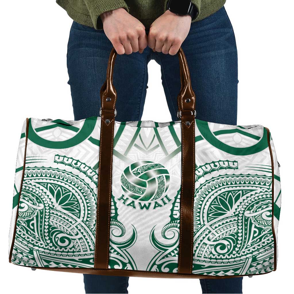 Hawaii Volleyball Travel Bag Polynesian Pattern LT05 Teal - Polynesian Pride