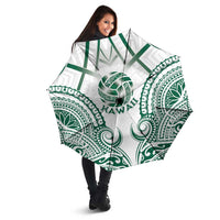 Hawaii Volleyball Umbrella Polynesian Pattern - Polynesian Pride
