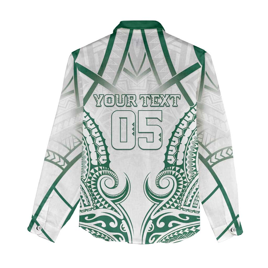 Custom Hawaii Volleyball Women Casual Shirt Polynesian Pattern LT05 - Polynesian Pride
