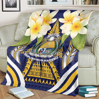 Nauru Independence Day Blanket Coat Of Arms With Plumeria - Polynesian Pride