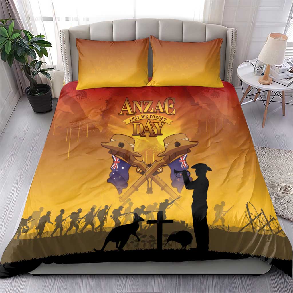 ANZAC Day Bedding Set Australia And New Zealand Slouch Hats