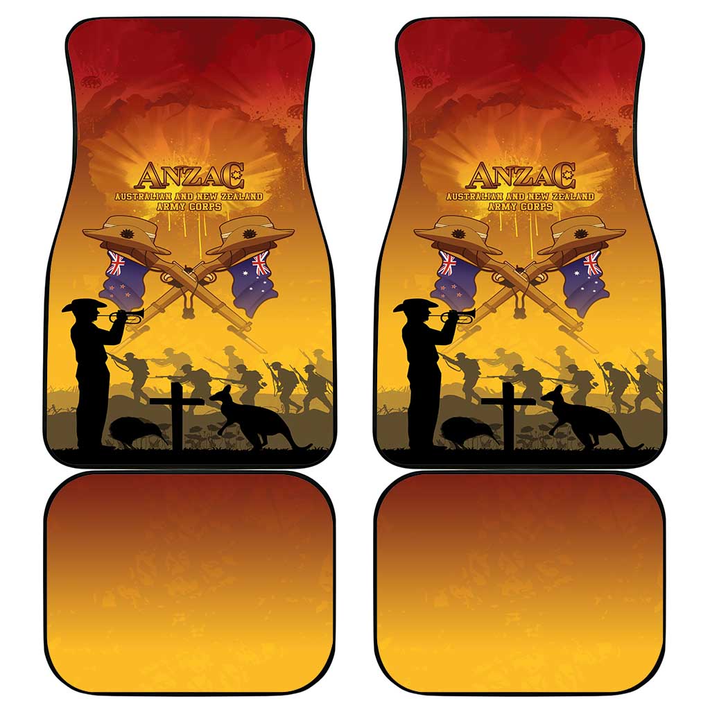ANZAC Day Car Mats Australia And New Zealand Slouch Hats