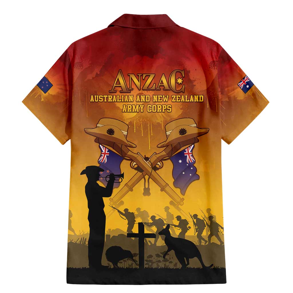 ANZAC Day Family Matching Mermaid Dress and Hawaiian Shirt Australia And New Zealand Slouch Hats