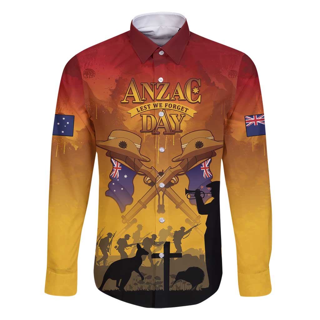 ANZAC Day Family Matching Mermaid Dress and Hawaiian Shirt Australia And New Zealand Slouch Hats