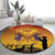 ANZAC Day Round Carpet Australia And New Zealand Slouch Hats