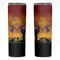 ANZAC Day Skinny Tumbler Australia And New Zealand Slouch Hats