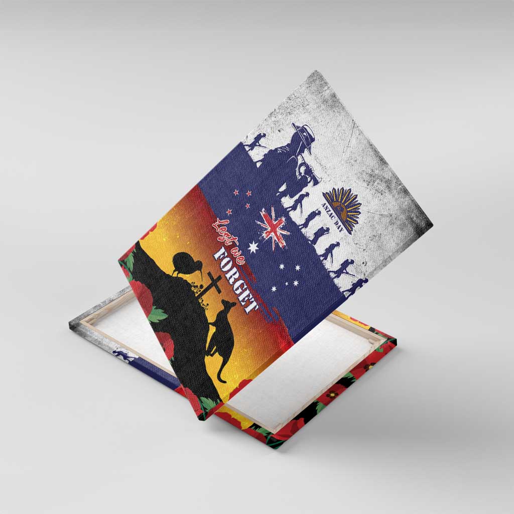 New Zealand And Australia ANZAC Last Post Canvas Wall Art