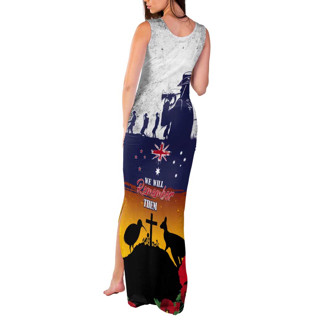 New Zealand And Australia ANZAC Last Post Tank Maxi Dress