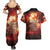 Honouring The ANZAC Spirit Couples Matching Summer Maxi Dress and Hawaiian Shirt Gallipoli Lest We Forget