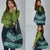 New Zealand Aotearoa Grocery Bag Turquoise Taniko Art Maori Pattern