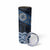 New Zealand Aotearoa Skinny Tumbler Blue Taniko Art Maori Pattern