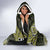 New Zealand Aotearoa Hooded Blanket Yellow Taniko Art Maori Pattern