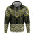 New Zealand Aotearoa Hoodie Yellow Taniko Art Maori Pattern