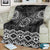 New Zealand Aotearoa Blanket Black Taniko Art Maori Pattern