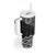 New Zealand Aotearoa Tumbler With Handle Black Taniko Art Maori Pattern