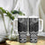 New Zealand Aotearoa Tumbler With Handle Black Taniko Art Maori Pattern