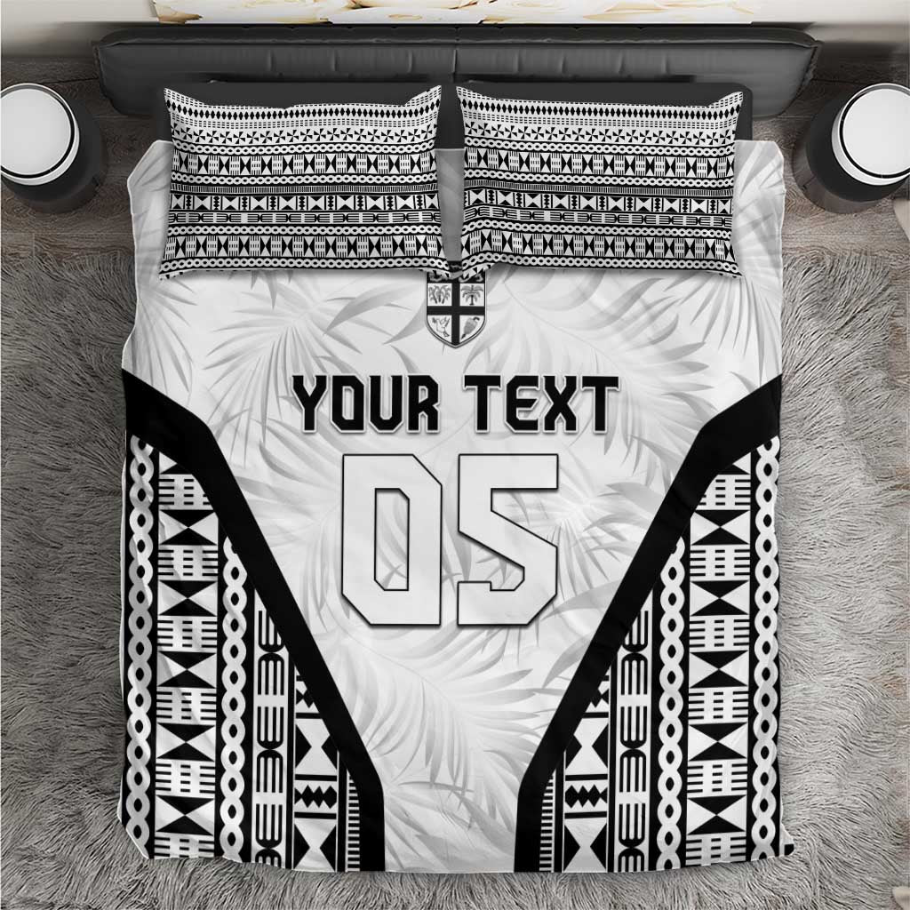 Custom Fiji 2026 Rugby Bedding Set Fijian Tapa Pattern