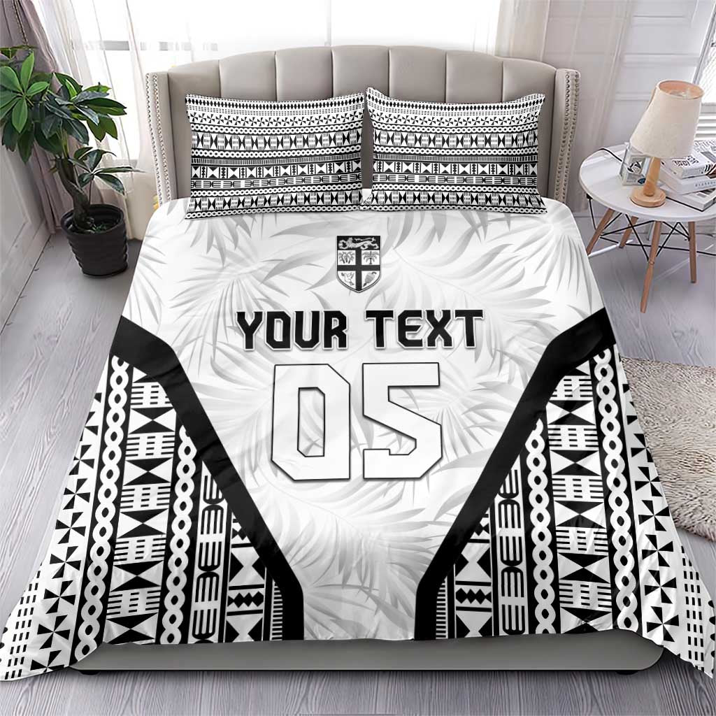 Custom Fiji 2026 Rugby Bedding Set Fijian Tapa Pattern