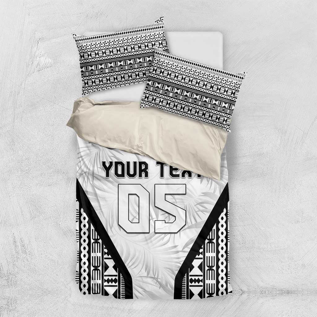 Custom Fiji 2026 Rugby Bedding Set Fijian Tapa Pattern