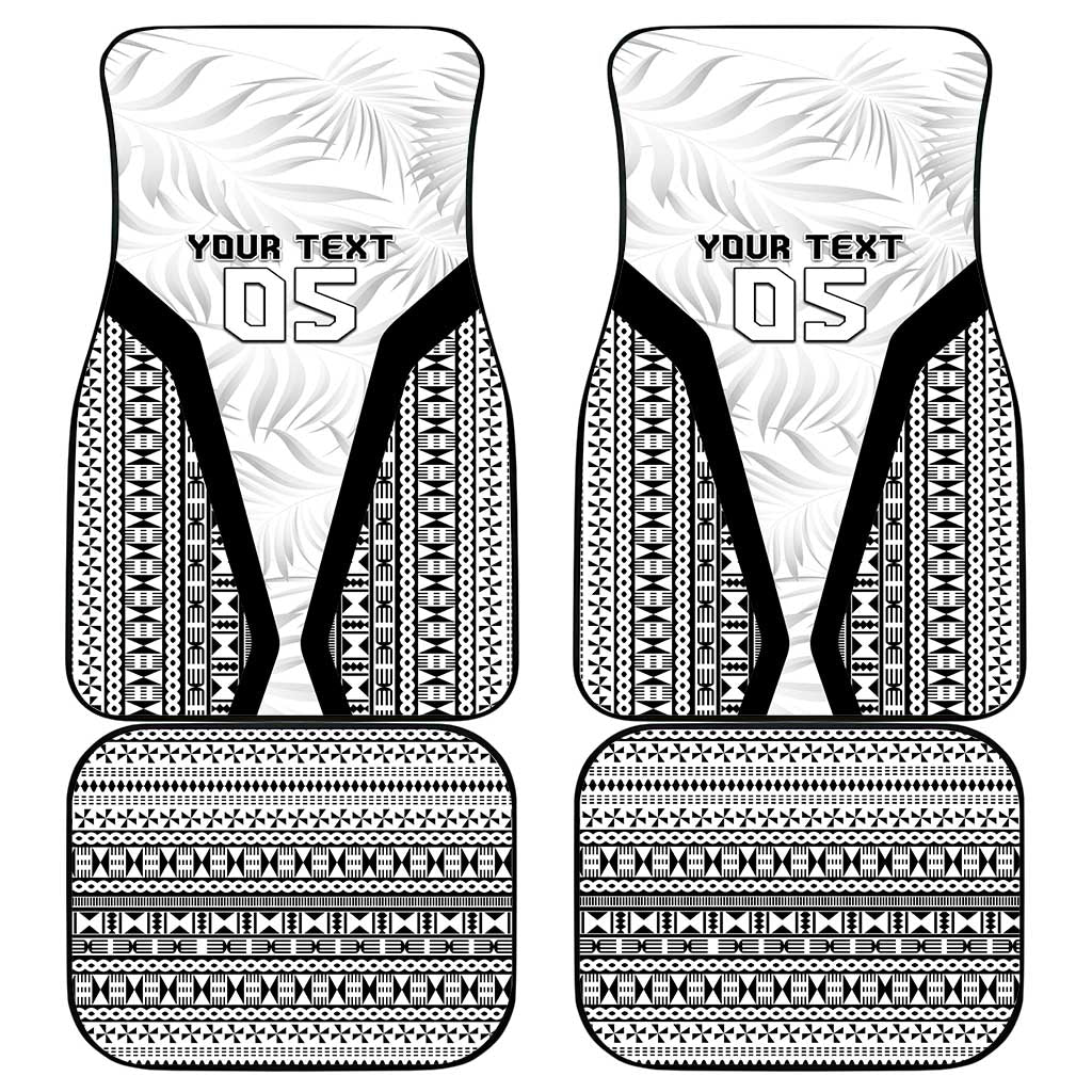 Custom Fiji 2026 Rugby Car Mats Fijian Tapa Pattern