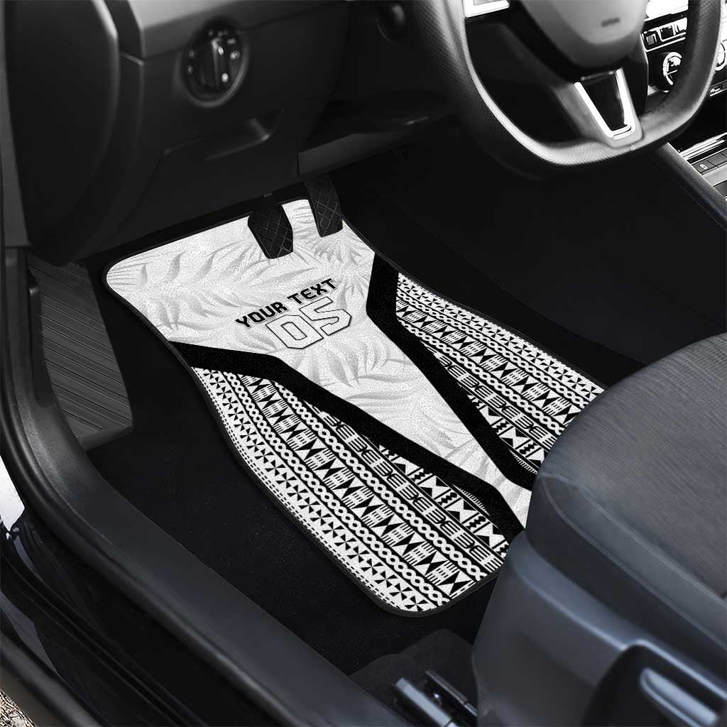 Custom Fiji 2026 Rugby Car Mats Fijian Tapa Pattern