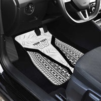 Custom Fiji 2026 Rugby Car Mats Fijian Tapa Pattern