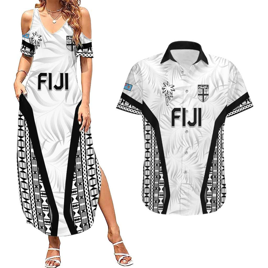 Custom Fiji 2026 Rugby Couples Matching Summer Maxi Dress and Hawaiian Shirt Fijian Tapa Pattern