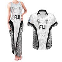 Custom Fiji 2026 Rugby Couples Matching Tank Maxi Dress and Hawaiian Shirt Fijian Tapa Pattern
