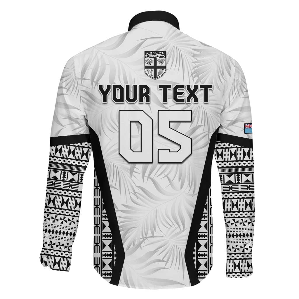 Custom Fiji 2026 Rugby Family Matching Off The Shoulder Long Sleeve Dress and Hawaiian Shirt Fijian Tapa Pattern