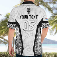 Custom Fiji 2026 Rugby Hawaiian Shirt Fijian Tapa Pattern