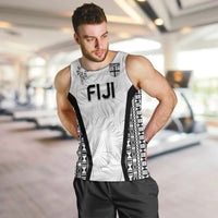 Custom Fiji 2026 Rugby Men Tank Top Fijian Tapa Pattern