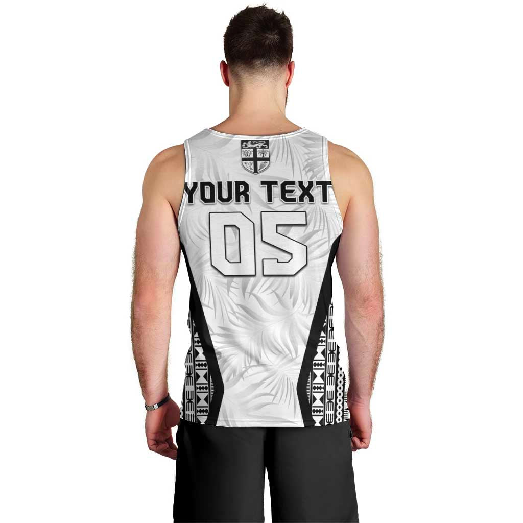 Custom Fiji 2026 Rugby Men Tank Top Fijian Tapa Pattern