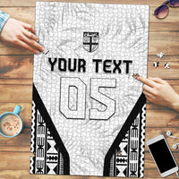 Custom Fiji 2026 Rugby Puzzle Fijian Tapa Pattern
