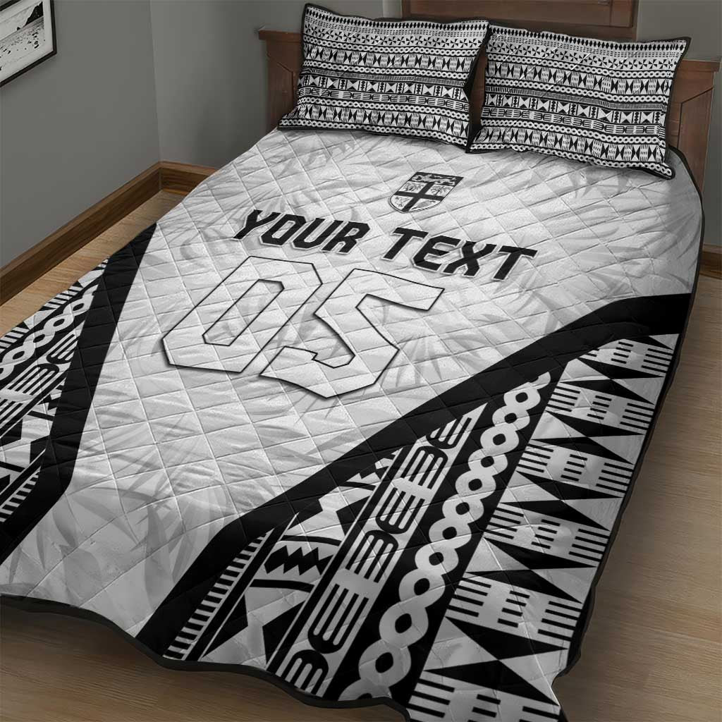 Custom Fiji 2026 Rugby Quilt Bed Set Fijian Tapa Pattern