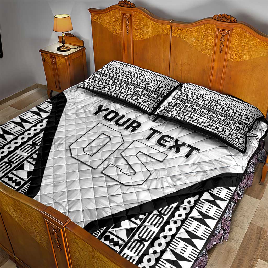 Custom Fiji 2026 Rugby Quilt Bed Set Fijian Tapa Pattern