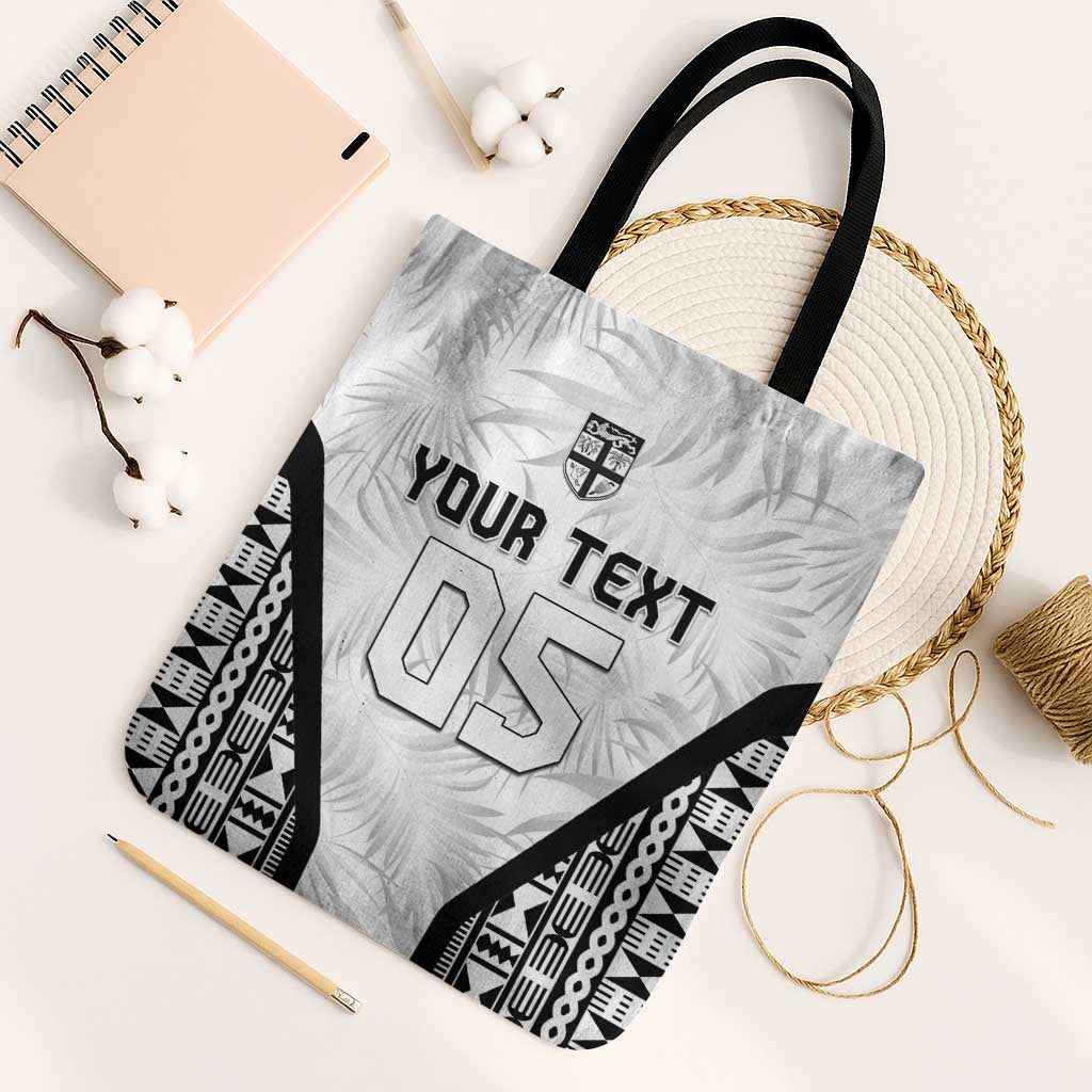 Custom Fiji 2026 Rugby Tote Bag Fijian Tapa Pattern