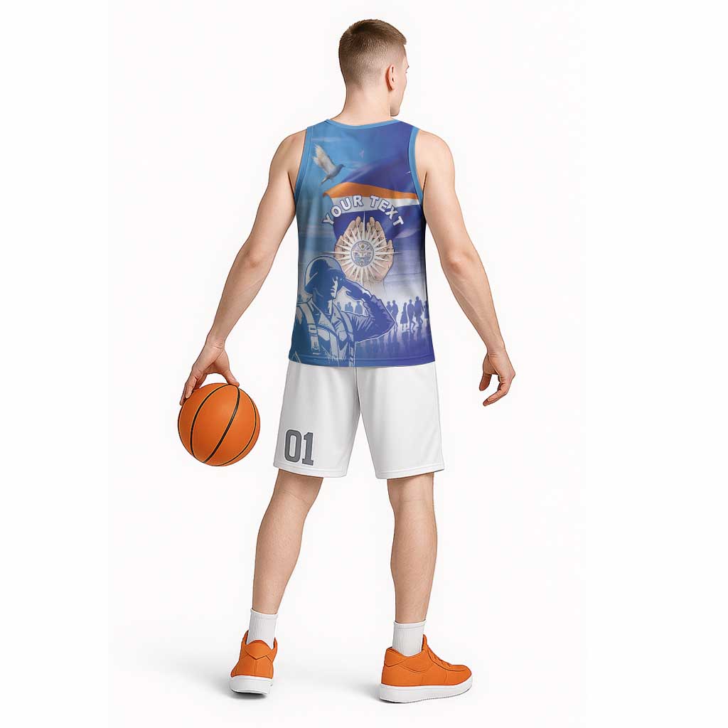 Personalised Marshall Islands Remembrance Day Basketball Jersey We Will Always Remember