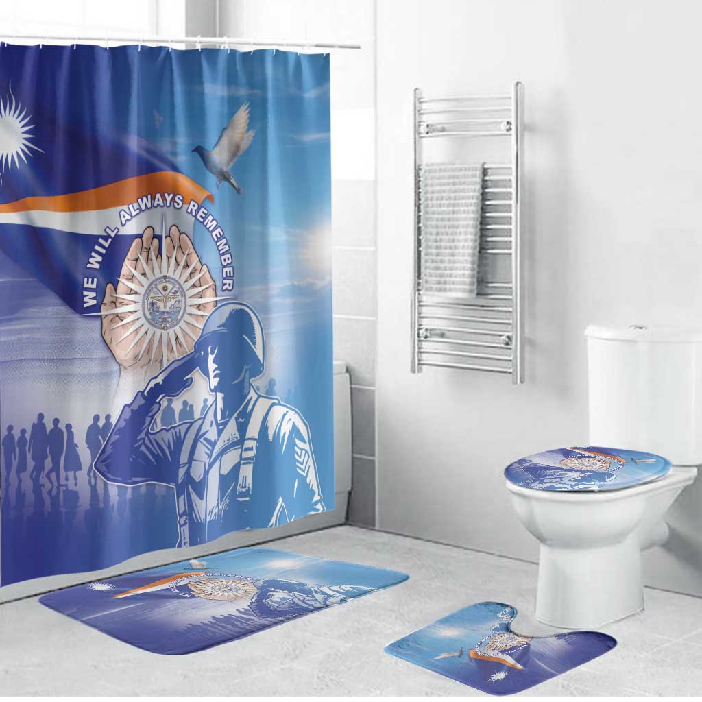 Marshall Islands Remembrance Day Bathroom Set We Will Always Remember