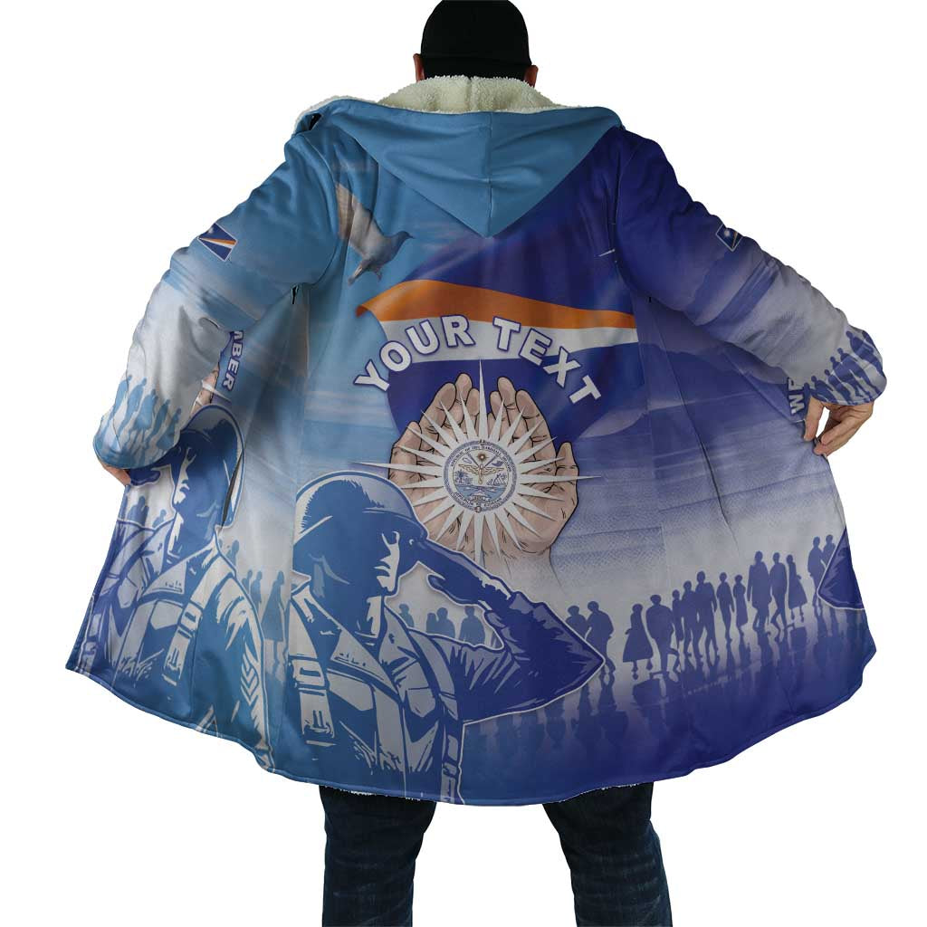 Personalised Marshall Islands Remembrance Day Cloak We Will Always Remember