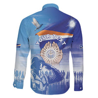 Personalised Marshall Islands Remembrance Day Family Matching Short Sleeve Bodycon Dress and Hawaiian Shirt We Will Always Remember LT05 - Polynesian Pride