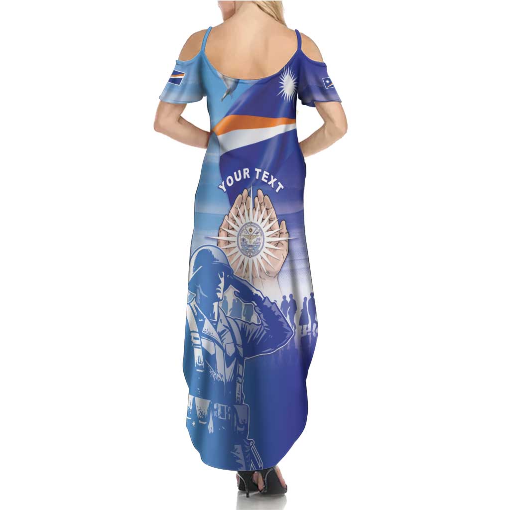 Personalised Marshall Islands Remembrance Day Family Matching Summer Maxi Dress and Hawaiian Shirt We Will Always Remember LT05 - Polynesian Pride