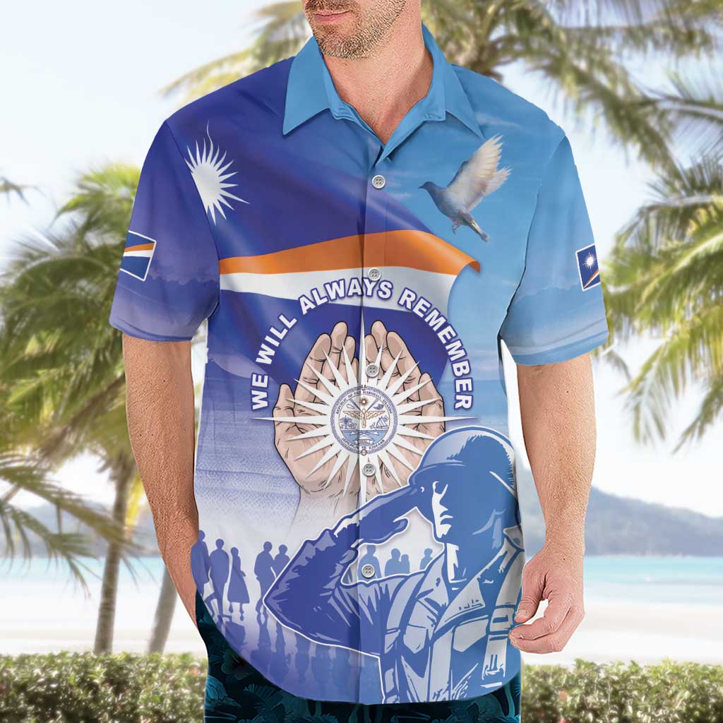 Personalised Marshall Islands Remembrance Day Hawaiian Shirt We Will Always Remember LT05 - Polynesian Pride