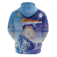 Personalised Marshall Islands Remembrance Day Hoodie We Will Always Remember LT05 - Polynesian Pride