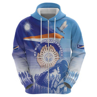 Personalised Marshall Islands Remembrance Day Hoodie We Will Always Remember LT05 - Polynesian Pride